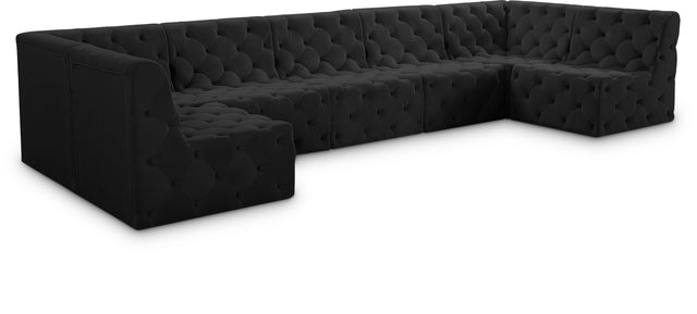 Tuft - Modular Sectional 7 Piece - Black - Fabric - Home Elegance USA