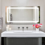 LED Bathroom Mirror 72x36  Inch with lights, anti-Fog & Dimming Led Bathroom Vanity Mirror