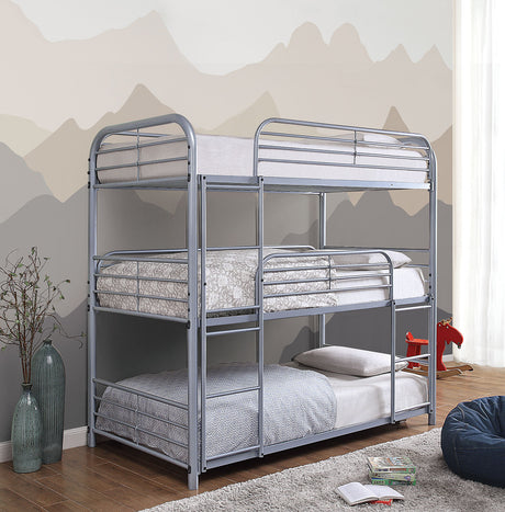 Twin Triple Decker Bed - Home Elegance USA