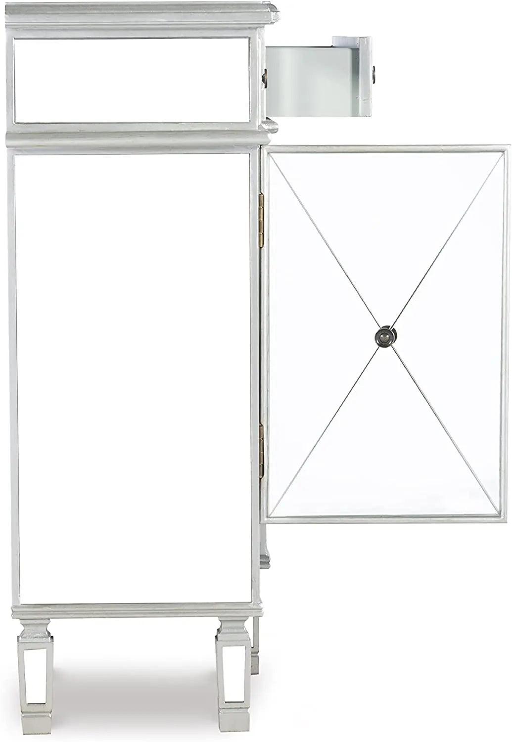 4-Door Wine Cabinet Clear Mirror 102595 by Coaster Furniture Coaster Furniture