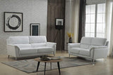 Esf Furniture - Extravaganza 406 2 Piece Sofa Set In White - 406-2Set