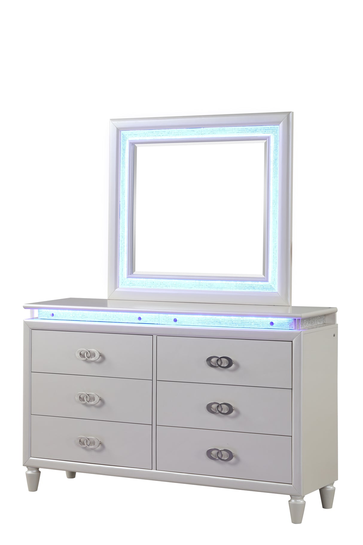 Passion Dresser Milky White - Home Elegance USA