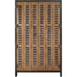 Libations Locker Cobalt Black and Bisque Finish Wine Storage Cabinet – Universal
