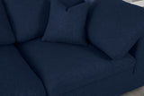 Serene - Cloud 5 Piece Modular Sectional - Navy - Home Elegance USA