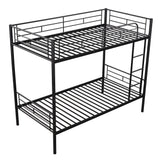 Twin Over Twin Metal Bunk Bed (Black) ( old sku: MF189201BAA ) - Home Elegance USA