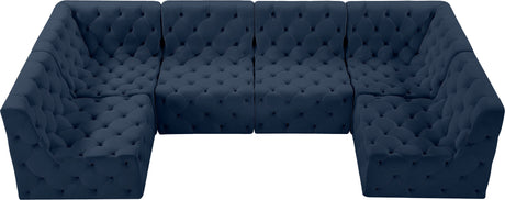 Tuft - Modular Sectional 6 Piece - Navy - Modern & Contemporary