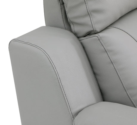 Global United  Modern Reclining Leather Air Upholstered Chair