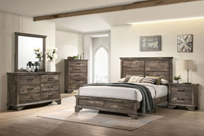 Fortworth - Queen Bed & 1 Nightstand & Dresser & Mirror