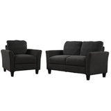 U_STYLE Polyester-blend 3 Pieces Sofa Set Home Elegance USA