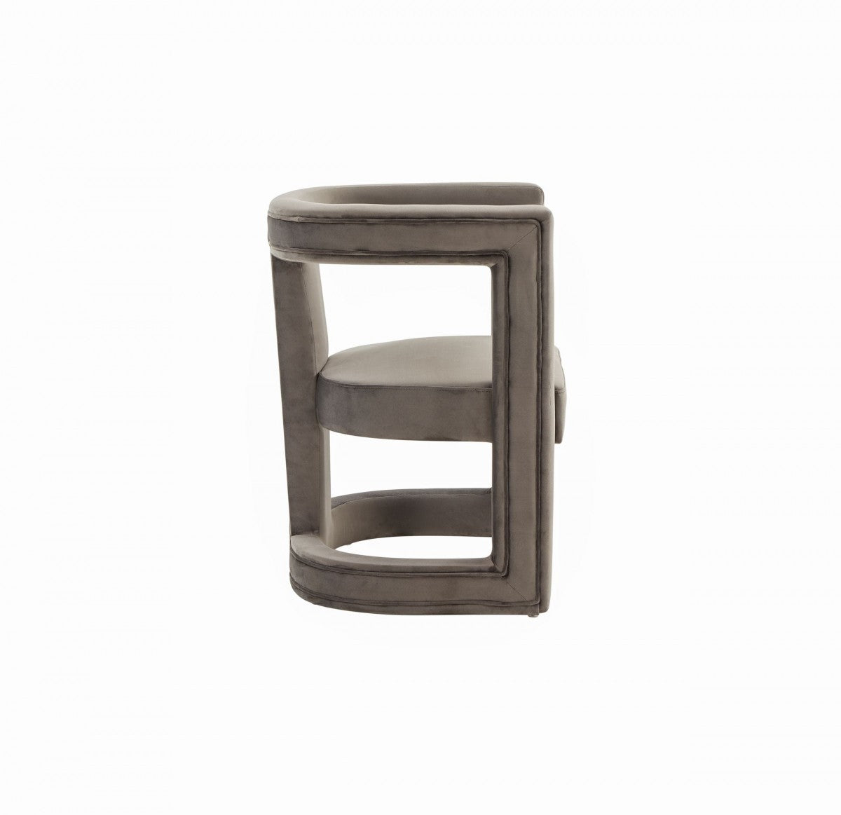 Modrest Kendra Modern Grey Fabric Accent Chair - Home Elegance USA