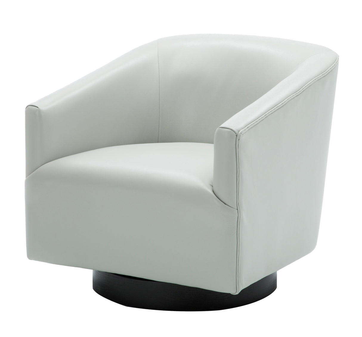 Garland Dove Grey Wood Base Swivel Chair - Home Elegance USA