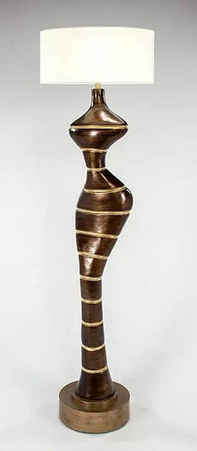 Traditional Handpainted Floor Lamp | Artmax