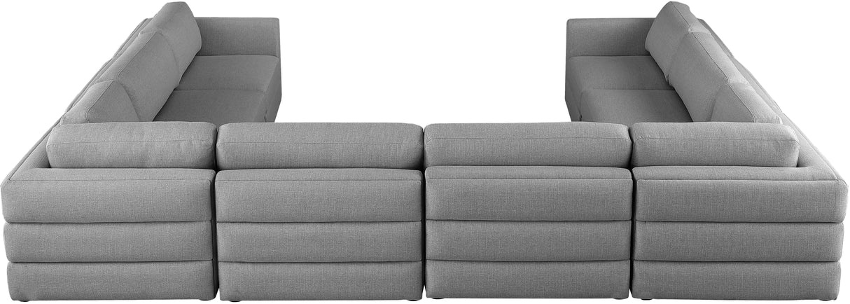 Beckham - Modular Sectional 8 Piece - Gray | Home Elegance USA