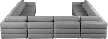 Beckham - Modular Sectional 8 Piece - Gray - Home Elegance USA