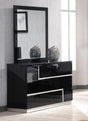 Lucca Black Lacquer Dresser & Mirror - 17685-Dm | J&M