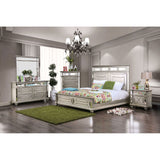 Salamanca - 4 Piece Queen Bedroom Set - Silver - Home Elegance USA