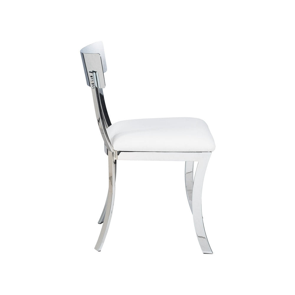 Maiden Dining Chair - White - Home Elegance USA