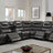 Mariah - Power Sectional + Power Recliner - Home Elegance USA
