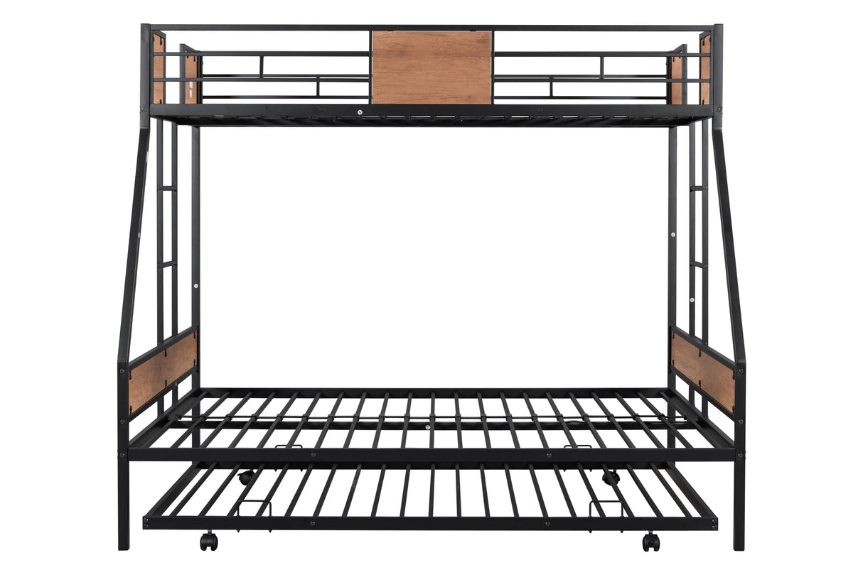 TWIN OVER FULL BUNK WITH TRUNDLE (old sku: W42737495) - Home Elegance USA