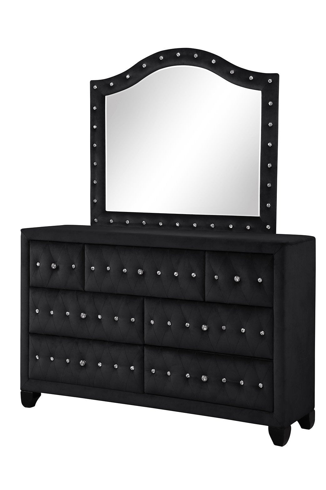 Sophia Dresser In Color Black Made With  Wood - Home Elegance USA