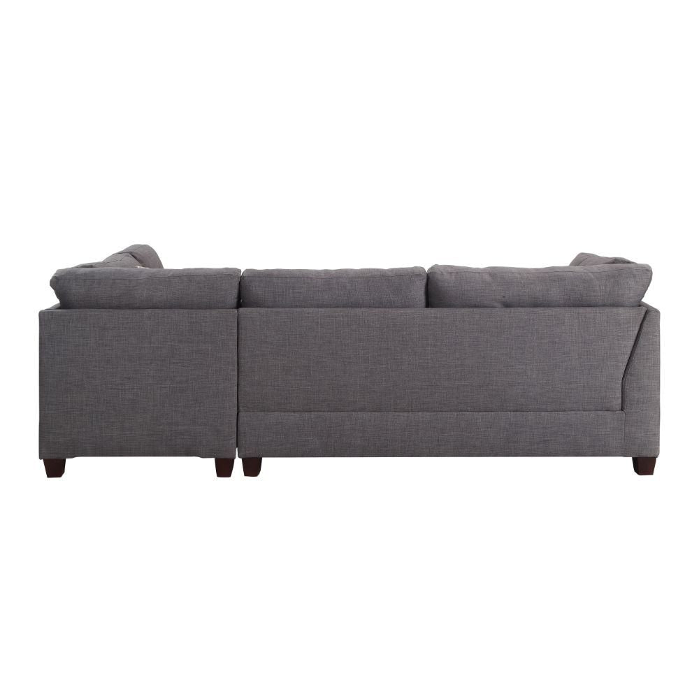 Laurissa - Sectional Sofa & Ottoman (2 Pillows) - Home Elegance USA