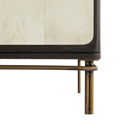 Arteriors Edison Credenza – Antique Brass & Ebony Finish