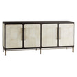 Arteriors Edison Credenza – Antique Brass & Ebony Finish