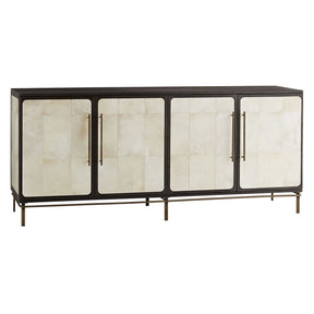Arteriors Edison Credenza – Antique Brass & Ebony Finish