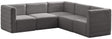 Quincy - Modular Sectional 5 Piece - Grey