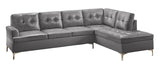 Barrington 2 Piece Sectional In Grey 8378Gry | Homelegance | Home Elegance USA