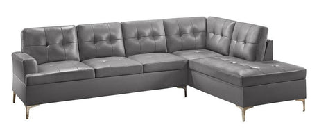 Barrington 2 Piece Sectional In Grey 8378Gry | Homelegance | Home Elegance USA