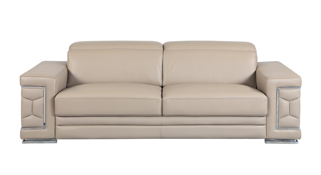 Top Grain Italian Leather Sofa - Home Elegance USA