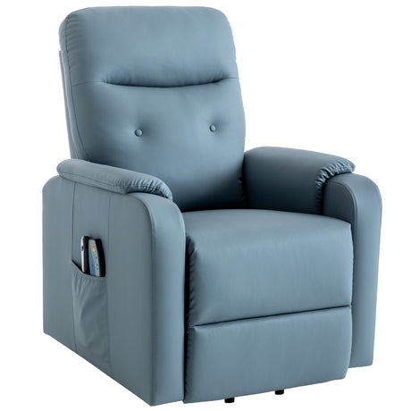 Massage Recliner Chair Electric Power Lift Chairs with Side Pocket, Adjustable Massage and Heating Function for Adults and Seniors, Squirrel grey Home Elegance USA
