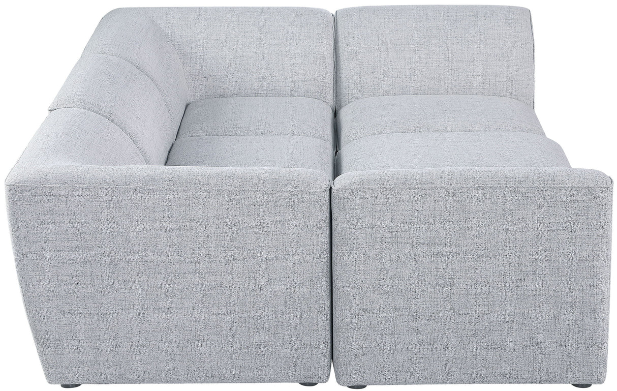 Miramar - Modular Sectional 6 Piece - Gray - Modern & Contemporary - Home Elegance USA