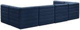 Quincy - Modular Sectional 6 Piece - Navy - Fabric - Home Elegance USA