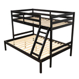 Twin over full bunk bed (Espresso) ( old sku: WF193722AAP ) - Home Elegance USA