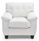 Glory Furniture Gallant G907A-C Chair , WHITE - Home Elegance USA