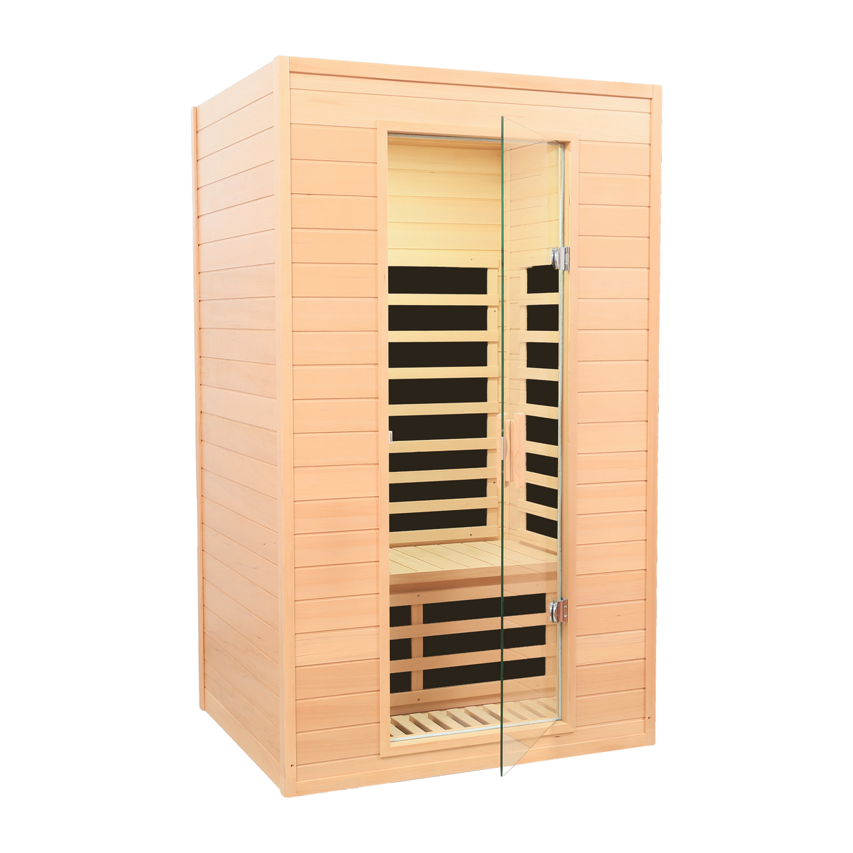 Hemlock far infrared one person indoor sauna room