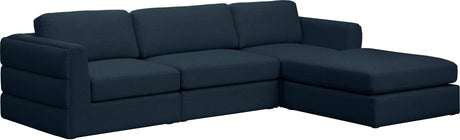 Beckham - Modular Sectional 4 Piece - Navy - Home Elegance USA