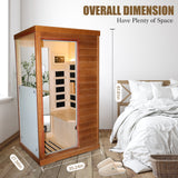 infrared sauna room single room