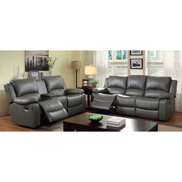 Sarles - Sofa & Love Seat & Chair - Gray - Home Elegance USA