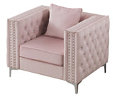 Glory Furniture Paige G824A-C Chair , PINK - Home Elegance USA