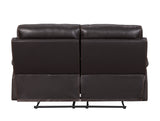 Global United Leather-Air Recliining  Loveseat Home Elegance USA