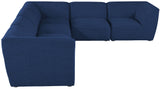 Miramar - Modular Sectional 6 Piece - Navy - Fabric - Home Elegance USA