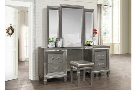 Homelegance - Tamsin Vanity Dresser With Mirror And Vanity Stool - 1616-15-14