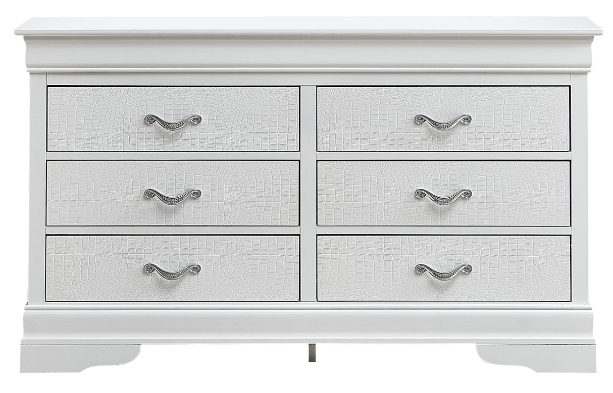 Glory Furniture Lorana G6590-D Dresser , Silver Champagne - Home Elegance USA