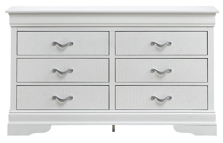 Lorana G6590-D Dresser , Silver Champagne