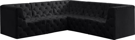 Tuft - Modular Sectional 5 Piece - Black - Home Elegance USA