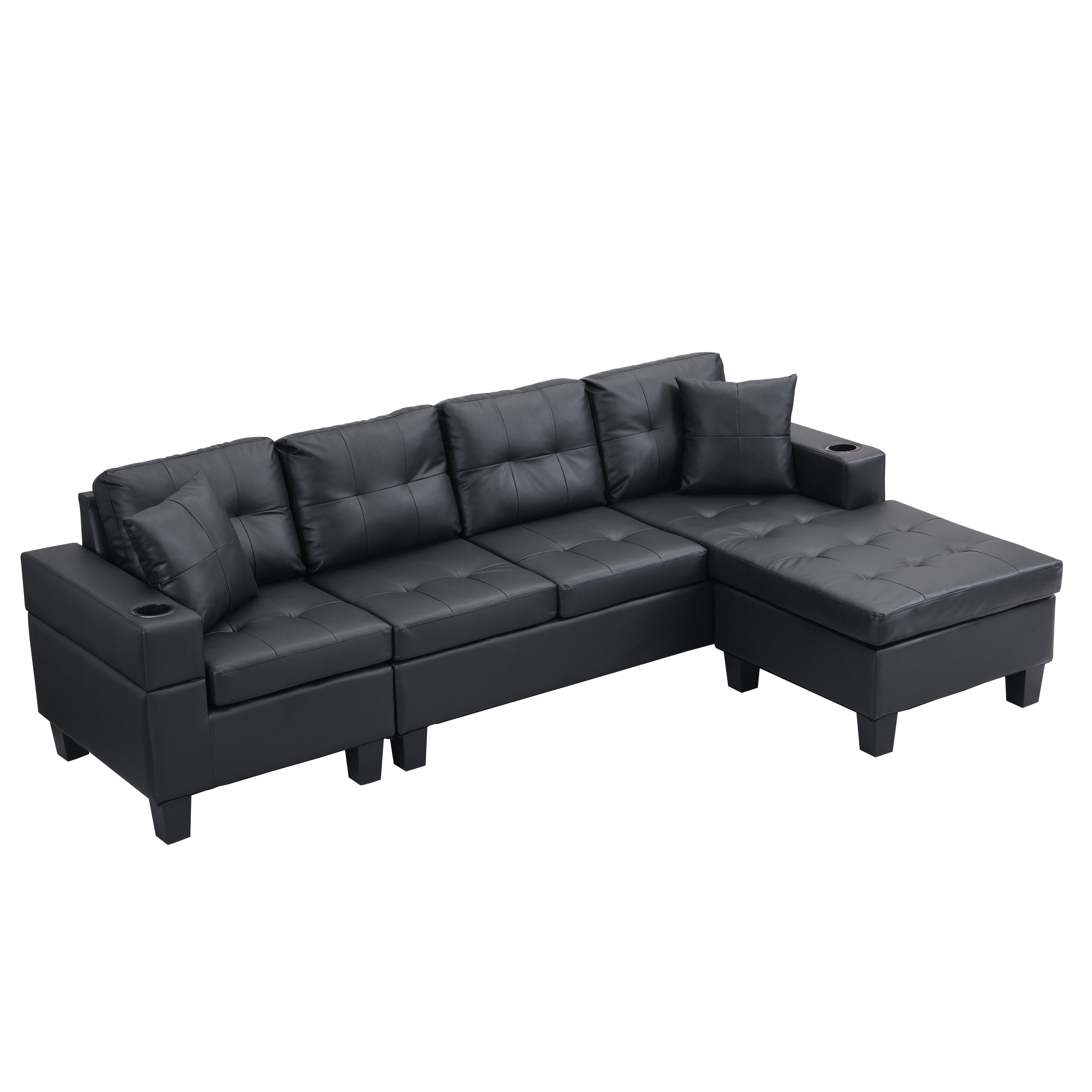 Sectional Sofa Set for Living Room with L Shape Chaise Home