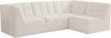 Relax - Modular Sectional 4 Piece - Cream - Home Elegance USA